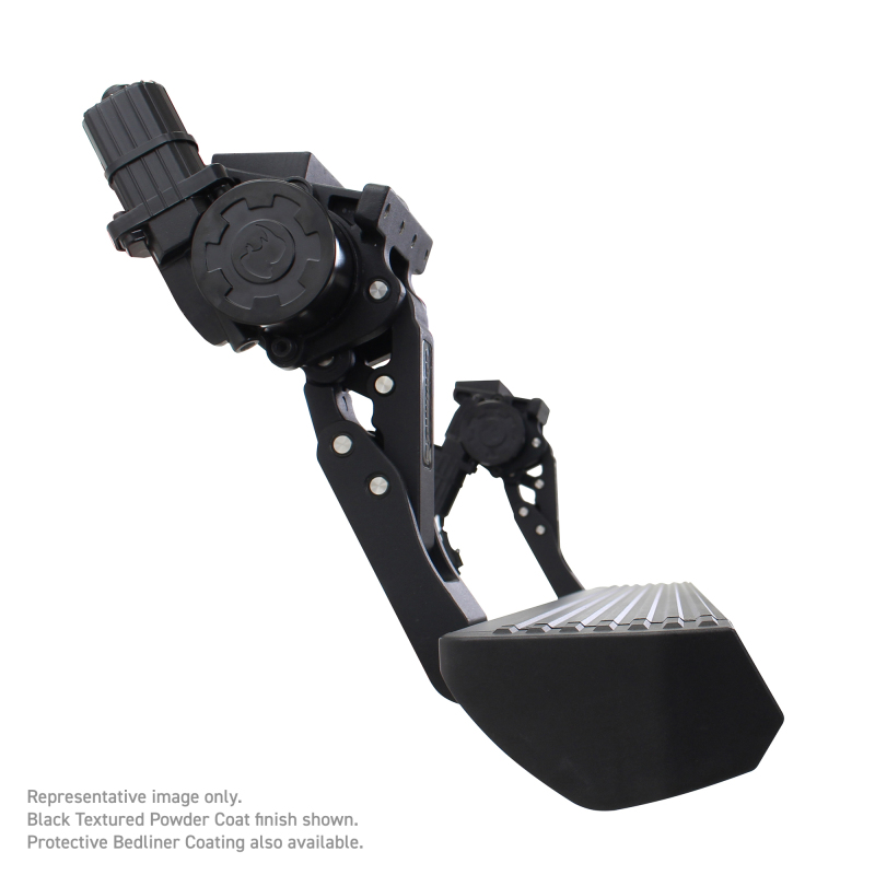 Jeep Wrangler Running Boards - Go Rhino - VoltStep Electric, Bedliner Coating - Black - `18-`24